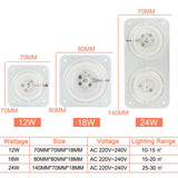 Led Downlight Accessory Octopus Magnetic plate Ring Light Led Lamp 12W 16W 20W 24W 220V For Ceiling Lamp Absorb dome Replace