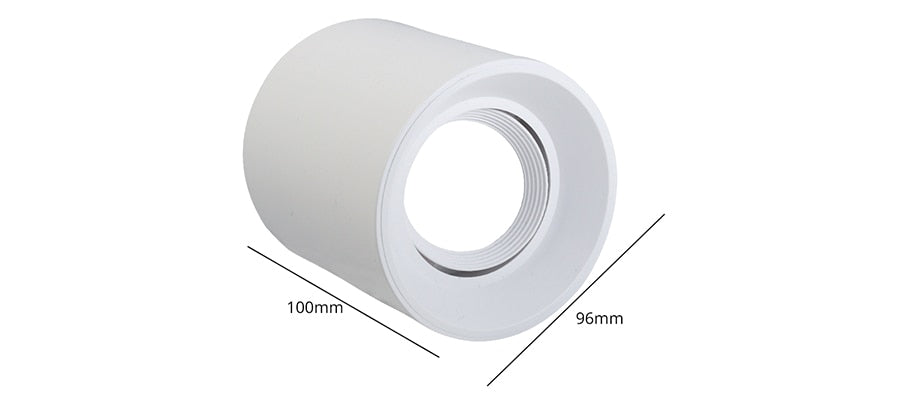 LEDIARY MR16 GU10 Downlight Frame Frosted Plastic White Recessed Ceiling Light Fitting 75mm Cut Hole Anti-glare Design