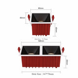 DBF Square Frameless NO Dazzling COB Recessed Downlight 7W 12W 14W 24W LED Ceiling Spot Light for Bedroom Living room Kitchen