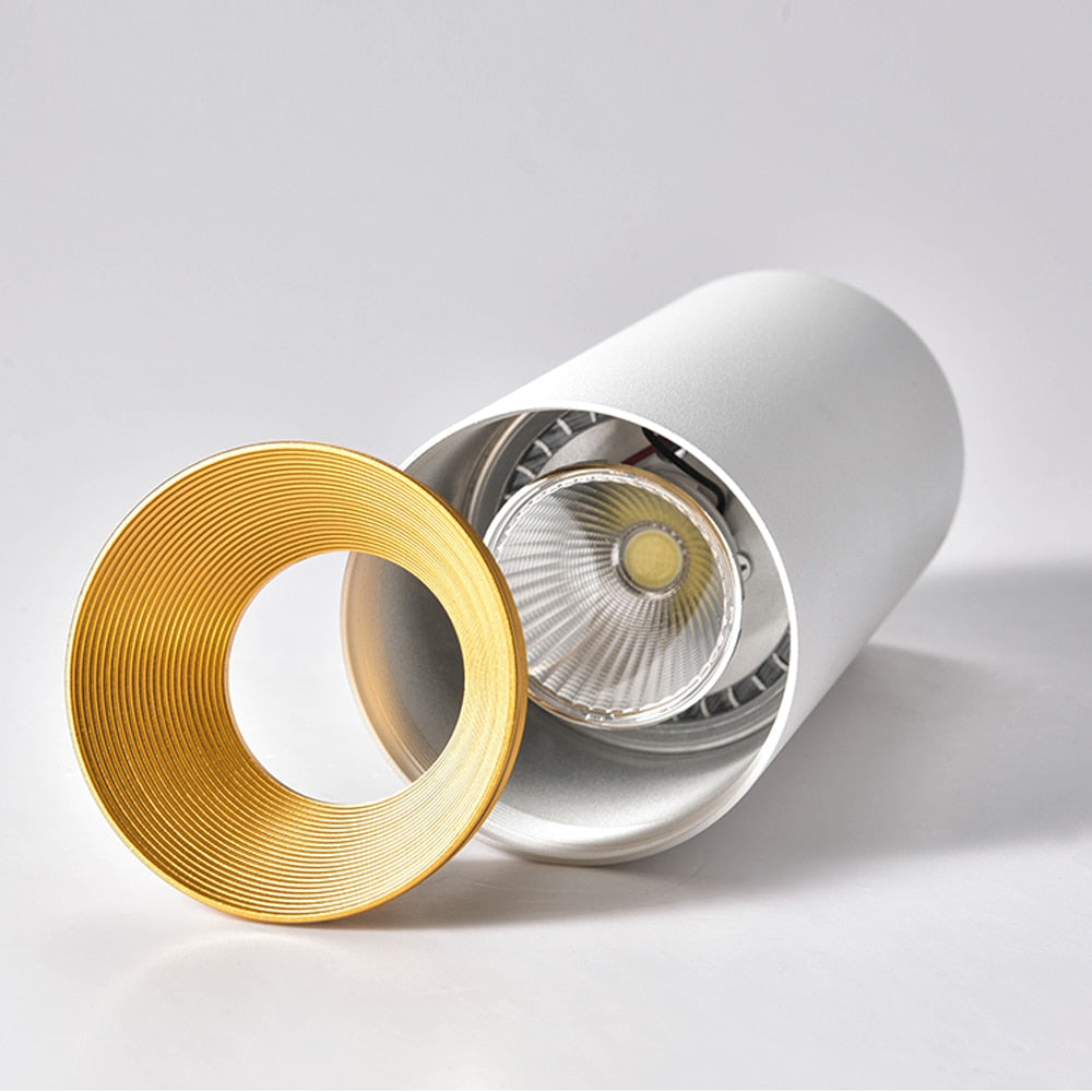  High Brightness Cree LED COB Ceiling Spot Lamp 10W 12W 15W Long Surface Mount Downlight for Indoor Lighting Kitchen Bedroom