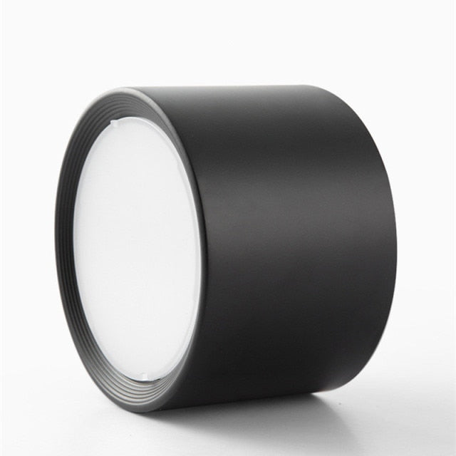 DBF Wood Grain LED Surface Mount Ceiling Spot Light 5W/12W Ceiling Light for Living Room Bedroom Home Decoration Indoor Lighting