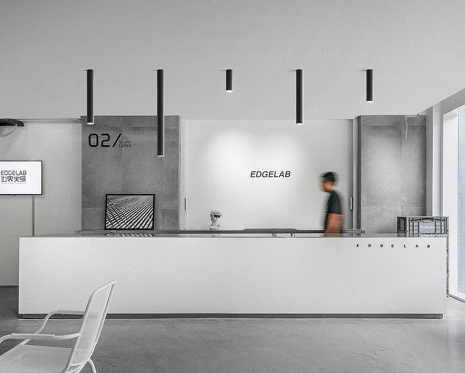 DBF Nordic Europe LED Surface Mounted Ceiling Spot Light 5W White/Black AC85-265V Long Tube Kitchen Bar Living room Home Indoor