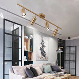 DBF 360 Degree Rotatable Surface Mounted Ceiling Downlight with GU10 LED Bulb Ceiling Spot Light for Kitchen Pic TV Background