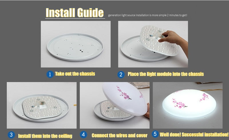 Led Module Light 220v AC 170v-265V Replacement Lamp For Ceiling/Downlight Source Energy Saving