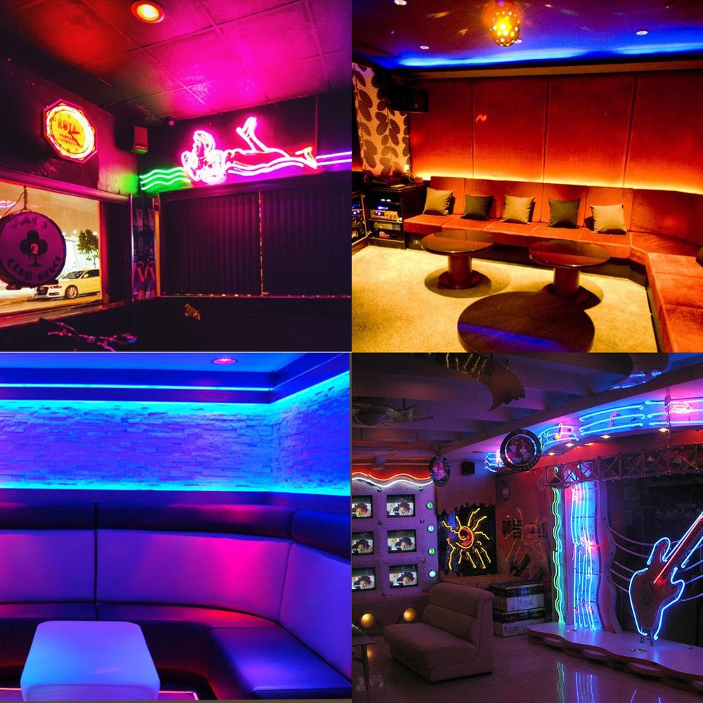 RGB LED Downlight 5W 11cm 10W 12cm Remote Control Dimmable Round Recessed Lamp Colorful Party Bar AC110V 220V 230V Spot Lighting