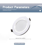 RGB LED Downlight 5W 11cm 10W 12cm Remote Control Dimmable Round Recessed Lamp Colorful Party Bar AC110V 220V 230V Spot Lighting