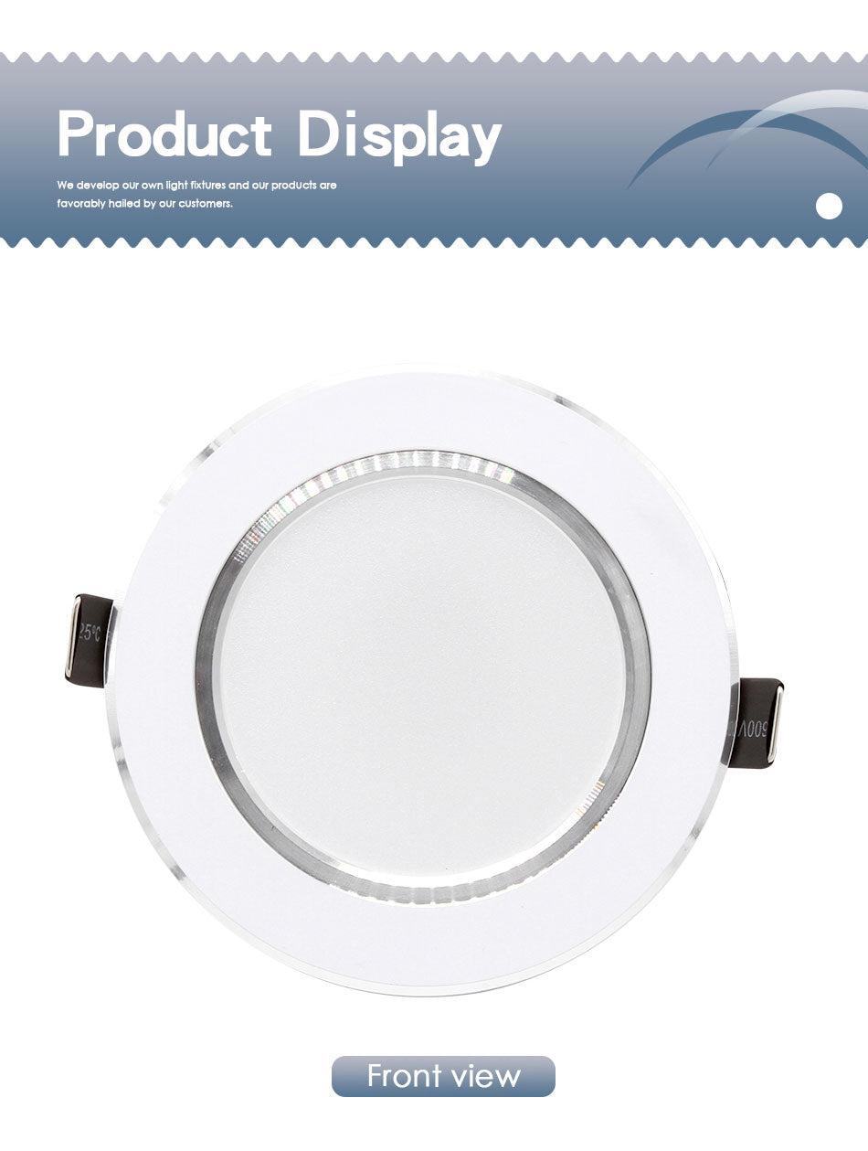 RGB LED Downlight 5W 11cm 10W 12cm Remote Control Dimmable Round Recessed Lamp Colorful Party Bar AC110V 220V 230V Spot Lighting