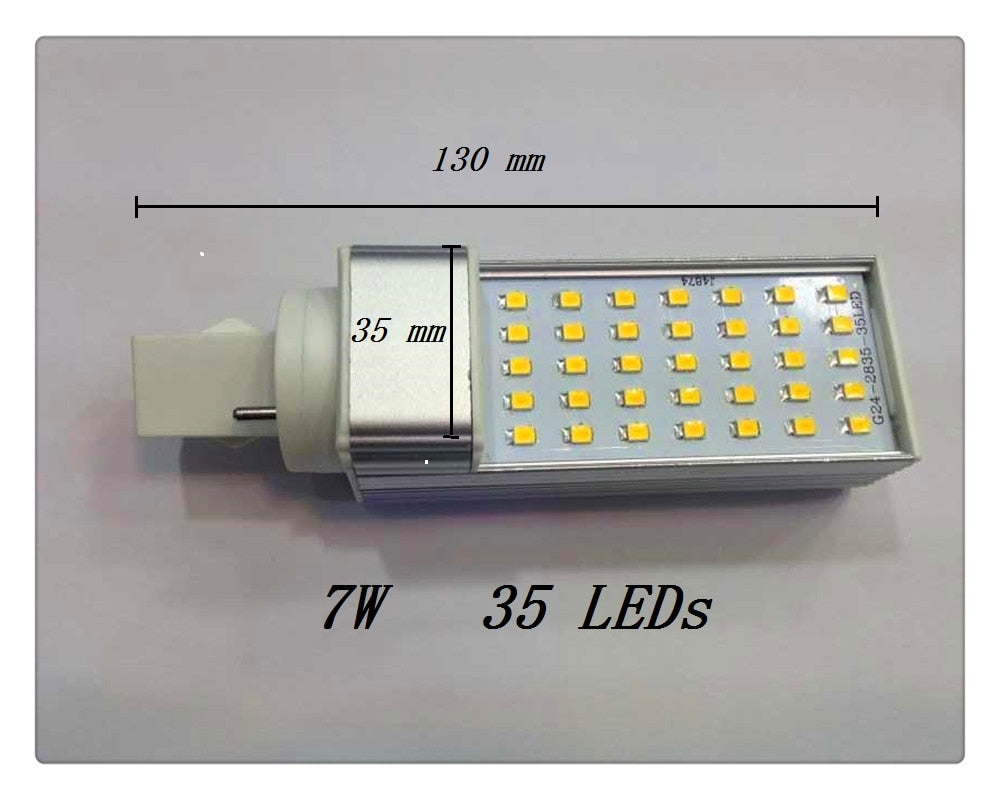 LED Lampada E27 G24 G23 PL led Corn lamp bombillas for downlight luz velas frio PLC 5W 7W 9W 12W 15W Bulb Light 85-265V/AC