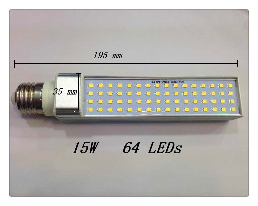 LED Lampada E27 G24 G23 PL led Corn lamp bombillas for downlight luz velas frio PLC 5W 7W 9W 12W 15W Bulb Light 85-265V/AC
