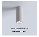 Industrial Style Cement Spotlight Bedside Hanging Wire GU10 Foyer Restaurant Coffee Decoration Downlight Retro Spotlights