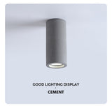 Industrial Style Cement Spotlight Bedside Hanging Wire GU10 Foyer Restaurant Coffee Decoration Downlight Retro Spotlights