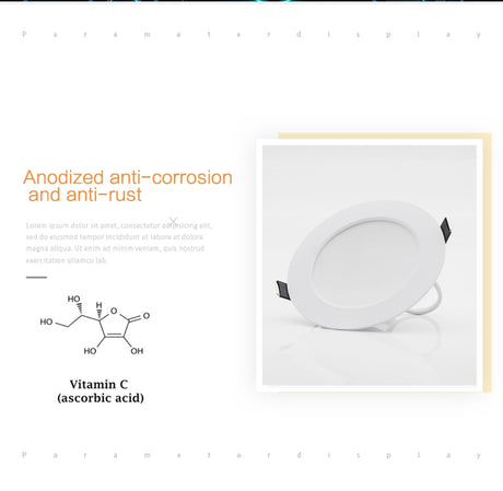 10PCS Waterproof LED Downlight 7W 9W 12W 15W 18W Recessed Round LED Ceiling Lamp AC220V-240V LED Spot Lighting Indoor LED Lamp