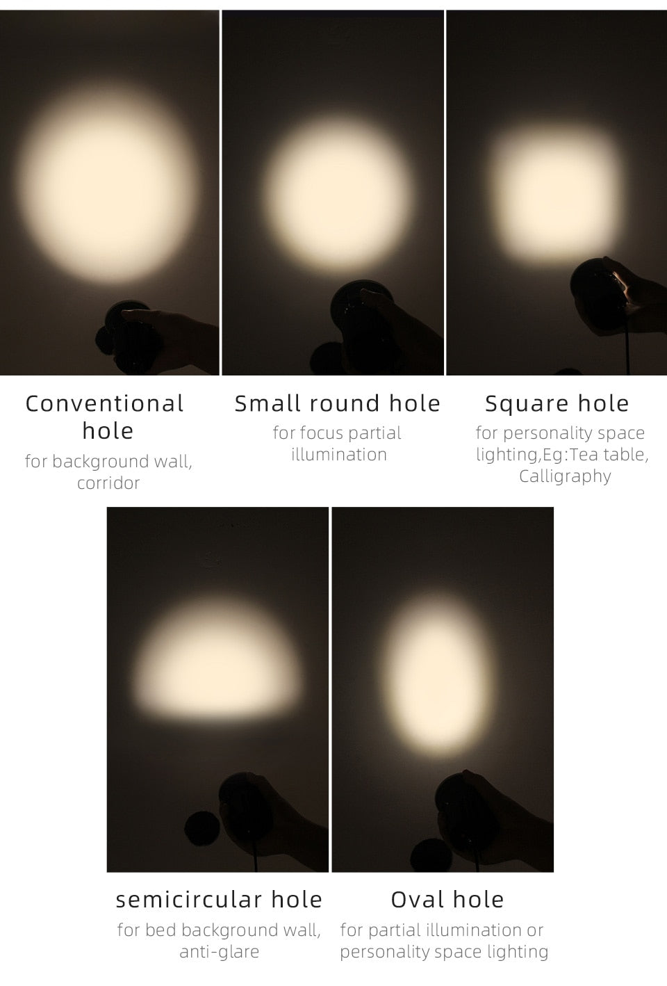 High-End LED Downlights Embedded Living Room Spotlight Aperture Size 7-8 CM 12W Hotel Corridor Light