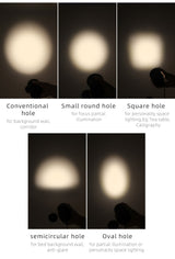 High-End LED Downlights Embedded Living Room Spotlight Aperture Size 7-8 CM 12W Hotel Corridor Light