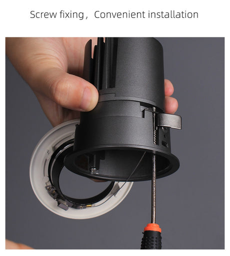 High-End LED Downlights Embedded Living Room Spotlight Aperture Size 7-8 CM 12W Hotel Corridor Light