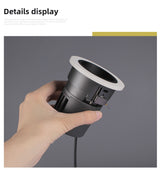 High-End LED Downlights Embedded Living Room Spotlight Aperture Size 7-8 CM 12W Hotel Corridor Light