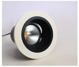 High-End LED Downlights Embedded Living Room Spotlight Aperture Size 7-8 CM 12W Hotel Corridor Light