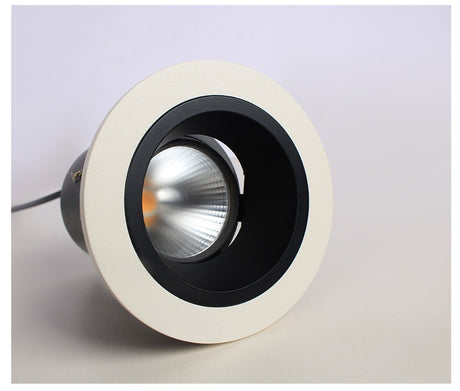 High-End LED Downlights Embedded Living Room Spotlight Aperture Size 7-8 CM 12W Hotel Corridor Light