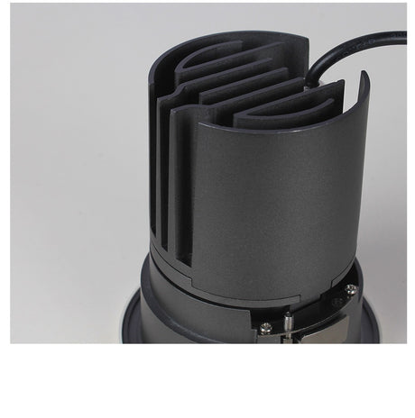 High-End LED Downlights Embedded Living Room Spotlight Aperture Size 7-8 CM 12W Hotel Corridor Light