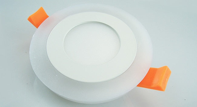 LED Panel light 6W 9W 16W 24W 3Model Red green Bule LED Panel Light Double Color LED Ceiling Recessed Down Lamp for Indoor Lights