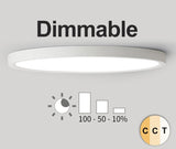 LED Ceiling Light Dimmable 12W 18W 24W 32W 220V With 3 Color Adjustable For Bedroom Living room Bathroom Modern Ceiling Lamp