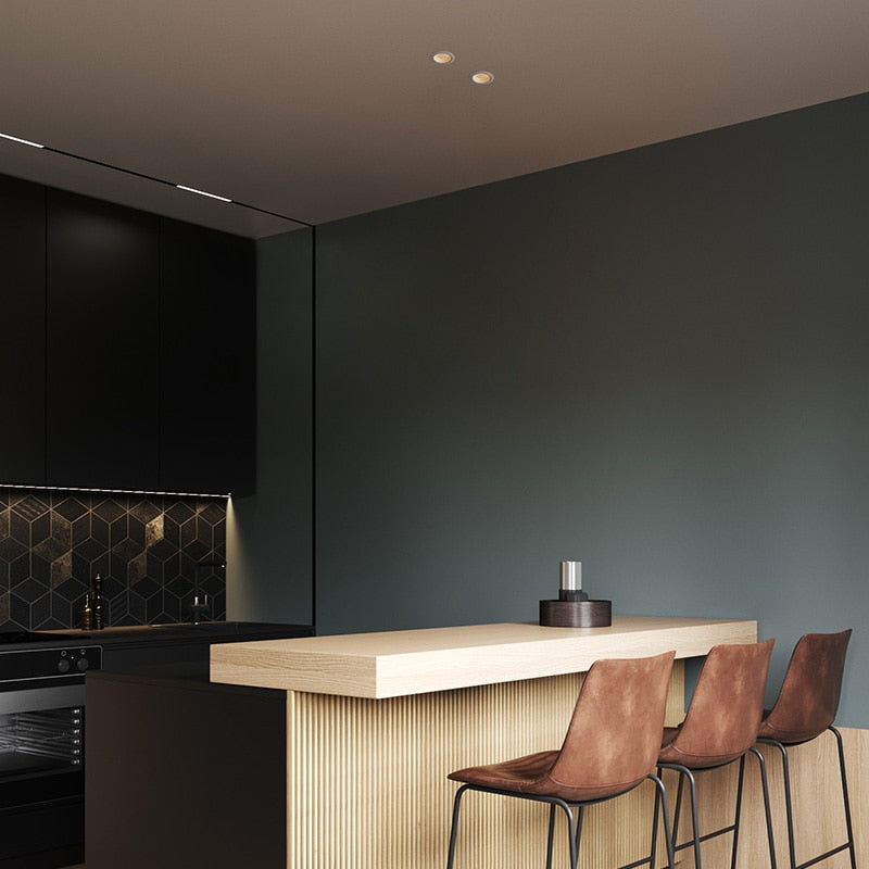 Aisilan LED Recessed 7.5CM hole downlight ceiling spot lighthoneycomb anti-glare adjustable large arc lamp