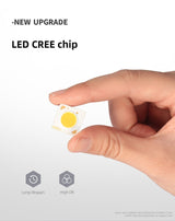 Aisilan LED Recessed 7.5CM hole downlight ceiling spot lighthoneycomb anti-glare adjustable large arc lamp