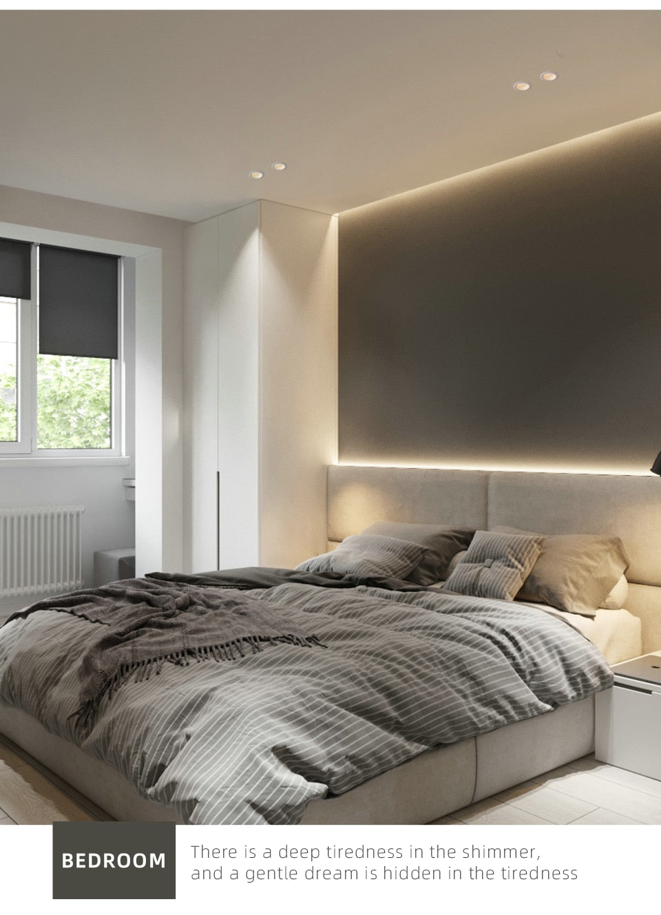 Aisilan LED Recessed 7.5CM hole downlight ceiling spot lighthoneycomb anti-glare adjustable large arc lamp