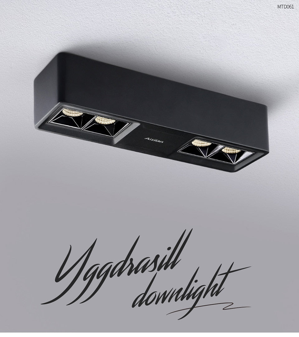 Aisilan New Design LED Surface Mounted Downlights Ceiling Spotlight Living Room Bedroom Nordic No Main Light Source Design