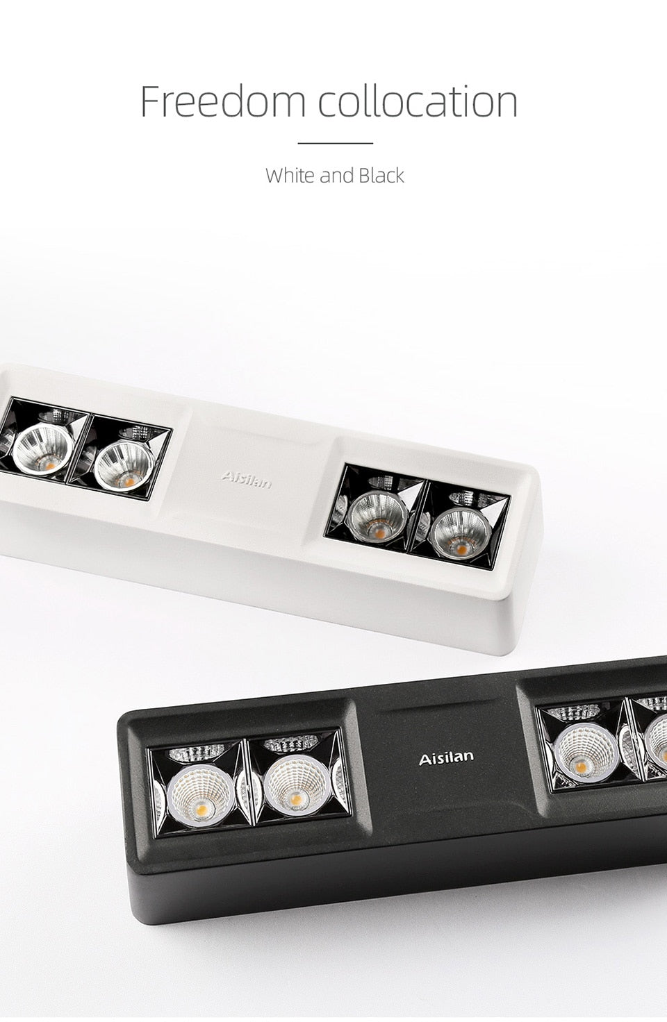 Aisilan New Design LED Surface Mounted Downlights Ceiling Spotlight Living Room Bedroom Nordic No Main Light Source Design