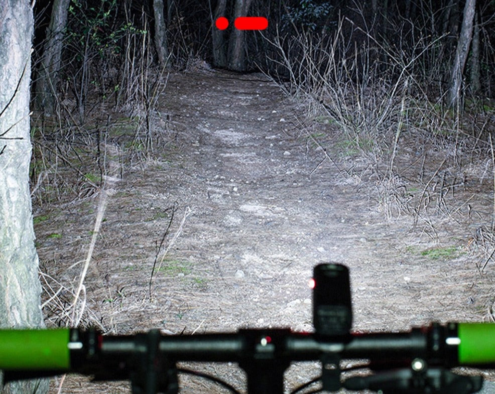 LED Bicycle Light 10W 800LM USB Rechargeable Power Display Mountain Road Bike Front Lamp Flashlight Cycling Equipment