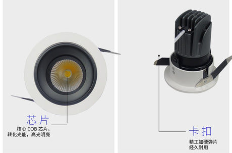 New 15pcs 30W + 18pcs 20W COB Surface Mounted Downlights Indoor Spot Light Lighting For Hotel AC85-265V Spots Luminaire LED