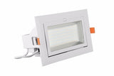 DHL 2pcs/lot 50W Indoor LED Flood Light High-Quality 50W Rectangular LED Downlight Rotate Angle AC110-260V