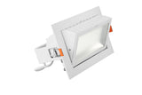 DHL 2pcs/lot 50W Indoor LED Flood Light High-Quality 50W Rectangular LED Downlight Rotate Angle AC110-260V