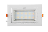 DHL 2pcs/lot 50W Indoor LED Flood Light High-Quality 50W Rectangular LED Downlight Rotate Angle AC110-260V
