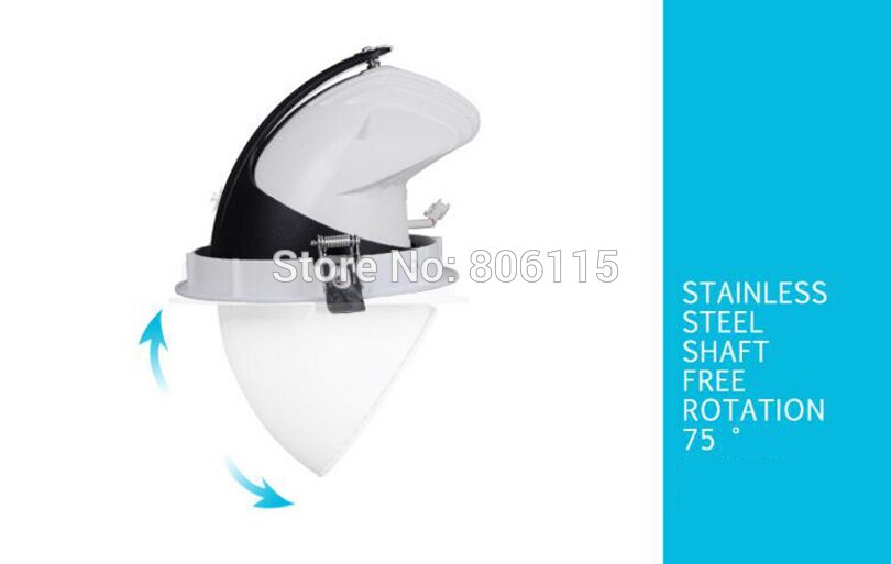 Adjustable 8x LED Downlights Recessed Ceiling Lamps 25W 35W 50W Rotatable LED Trunk Light Gimbal Direction LED Spot Lighting