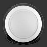 Dimmable 50pcs LED Panel Downlight 6W 12W 18W Round Glass Ceiling Recessed Lights SMD 5630 Warm Cold White LED Light AC110V/220V