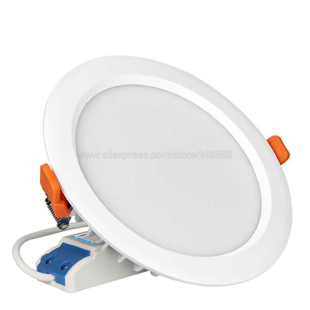 MiBoxer 15W RGB+CCT IP54 Downlight AC 110V 220V Input FUT069 2.4G RF Wireless Remote WiFi APP Alexa Google Voice Control