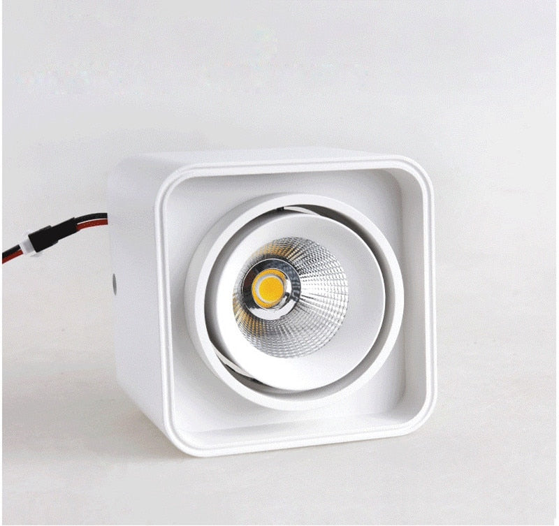 Dimmable Surface Mounted Anti Glare LED Downlights 10W 15W 20W 30W Epistar Chip Ceiling Spot Lights AC85~265V Background Lamps