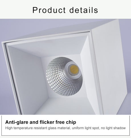 20W 30W Square Ceiling Downlights Living Room Hotel Corridor Office Indoor Lighting 4000K/5000K White LED Ceiling Lamps