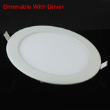 Dimmable LED Panel Light 20pcs 25W Ultra Thin Ceiling Recessed Downlight Round LED Spot Light AC85-265V