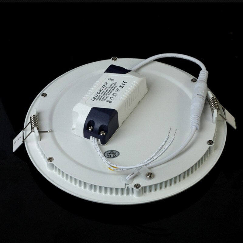 Dimmable LED Panel Light 20pcs 25W Ultra Thin Ceiling Recessed Downlight Round LED Spot Light AC85-265V