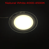 LED Dimmable 20pcs 9W Recessed Panel Light SMD 5630 Celing Lamp Round Spot Lights Lamps LED Panel Downlight With Glass Cover