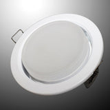  GX53 H4 Recessed Ceiling Downlight Round Spotlight Cut Hole Spot Lamp Fitting Frame Bulb Replaceable GX53 Sockets