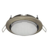  GX53 H4 Recessed Ceiling Downlight Round Spotlight Cut Hole Spot Lamp Fitting Frame Bulb Replaceable GX53 Sockets
