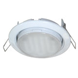  GX53 H4 Recessed Ceiling Downlight Round Spotlight Cut Hole Spot Lamp Fitting Frame Bulb Replaceable GX53 Sockets