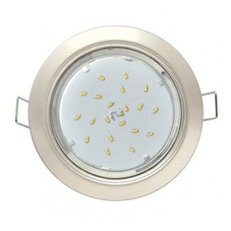  GX53 H4 Recessed Ceiling Downlight Round Spotlight Cut Hole Spot Lamp Fitting Frame Bulb Replaceable GX53 Sockets