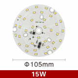 LED Downlight Chip 3W 5W 7W 9W 12W 15W 18W Round Light chip AC 220V-240V 2835SMD Lamp Beads Cold/Warm white Lighting Spotlight