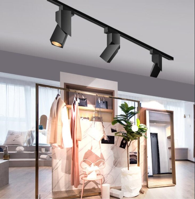 Folding 360° Rotation Dimmable LED Downlights 15W/20W COB LED Ceiling Spot Lights 85~265V LED Background Lamps Indoor Lighting