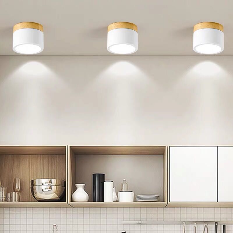 LED Downlight Dimmable 5W 7W 9W 12W 15W Led Surface Mounted Ceiling Downlight Nordic Spot light for indoor Foyer,Living Room